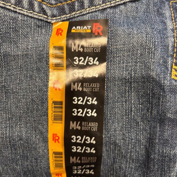 Men’s Ariat M4 relaxed boot cut FR jeans 32x34 brand new with tags - Picture 5 of 8